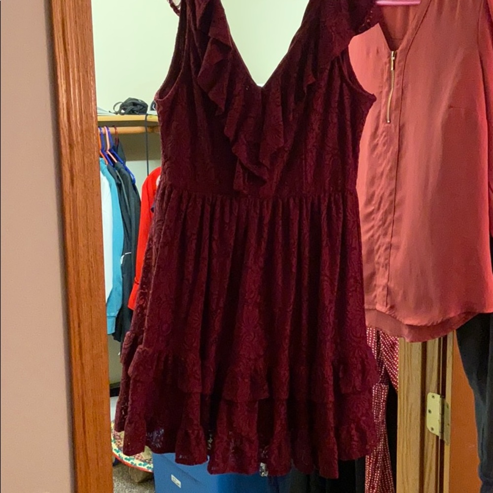 Burgundy Formal Dress